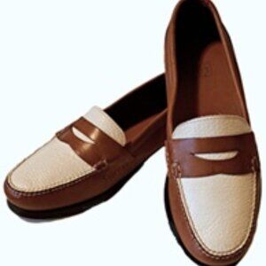 Mens Two Tone Loafers 8.5 NOS